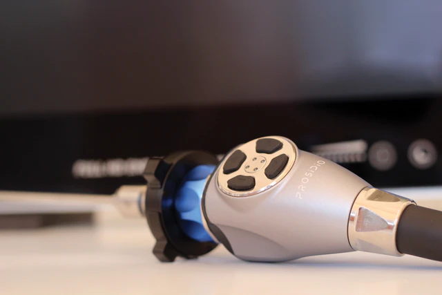 Close-up of a Prosidio endoscopy camera head